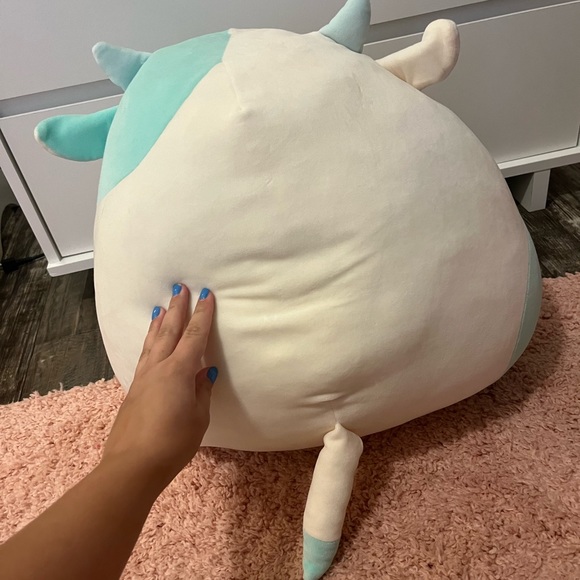 Belana the Cow Squishmallow with Green Scarf - Picture 2 of 2